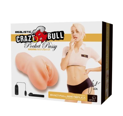 CRAZY BULL -  Realistic Pocket Pussy ,Vibration